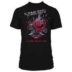 Футболка Cyberpunk 2077 Chrome Samurai Premium Black (M)