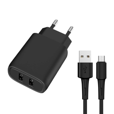 Сетевое зарядное устройство с кабелем TFN TFN-WC02 TFN-WC02