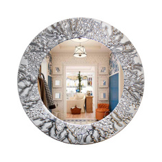 Зеркало настенное fashion coral (inshape) серебристый
