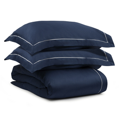Комплект постельного белья essential (tkano) синий 150x200 см.