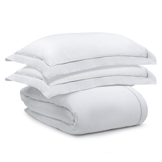 Комплект постельного белья essential (tkano) белый 150x22 см.