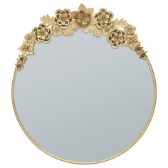 Зеркало настенное moonless (to4rooms) золотой 70.0x65.0x4.0 см.