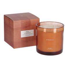Свеча citronella scented candle (la forma) коричневый