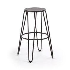 Барный стул mallone (la forma) серый 45x76x45 см.