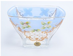 Конфетница синяя uhlir (bohemia) синий