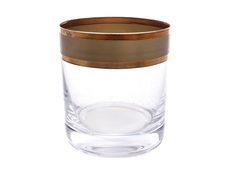 Набор стаканов для виски матовая полоса (bohemia) прозрачный