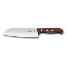 Нож кухонный Victorinox Rosewood (6.8500.17G) стальной сантоку лезв.170мм прямая заточка коричневый