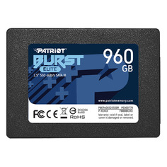 SSD накопитель Patriot Burst Elite PBE960GS25SSDR 960ГБ, 2.5", SATA III Патриот