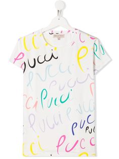 Emilio Pucci Junior футболка с логотипом