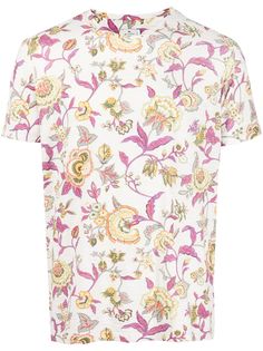 ETRO футболка с цветочным принтом