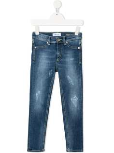 DONDUP KIDS джинсы кроя слим с эффектом потертости