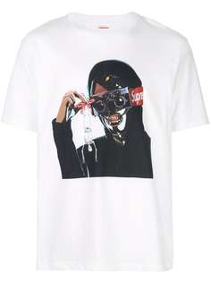 Supreme футболка с логотипом