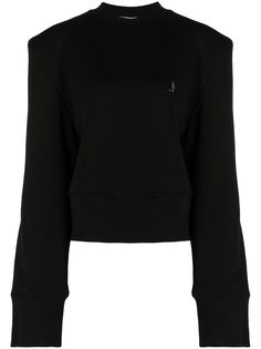 The Attico джемпер с вышитым логотипом