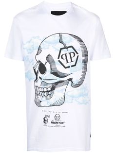 Philipp Plein футболка с принтом Skull