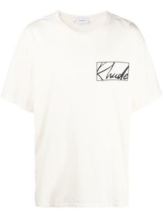 Rhude футболка с логотипом