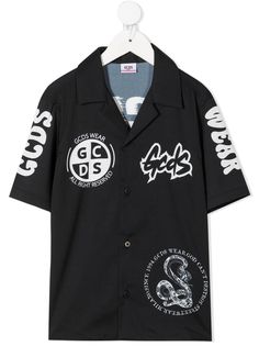 Gcds Kids рубашка с логотипом