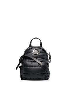 Moncler маленький дутый рюкзак с нашивкой-логотипом