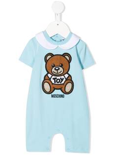 Moschino Kids ромпер с вышивкой Teddy Bear