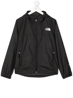 The North Face Kids куртка с капюшоном и логотипом