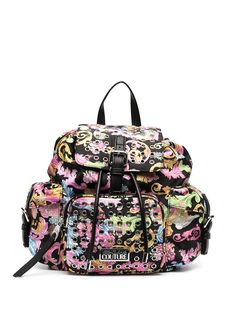 Versace Jeans Couture рюкзак с кулиской и принтом Versailles