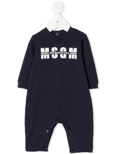 MSGM Kids ромпер с логотипом