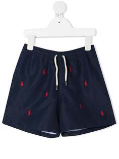 Ralph Lauren Kids плавки-шорты с вышитым логотипом