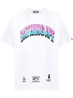 A BATHING APE® футболка College с логотипом