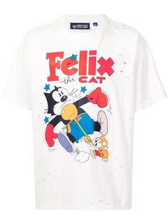 Mostly Heard Rarely Seen футболка Vintage Knockout Cat Felix