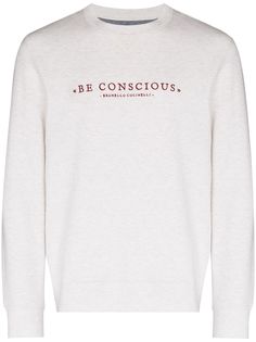 Brunello Cucinelli толстовка Be Conscious с круглым вырезом