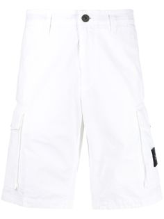 Stone Island шорты чинос с нашивкой-логотипом
