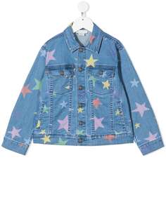 Stella McCartney Kids джинсовая куртка с принтом