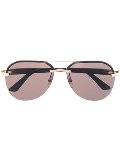 Cartier Eyewear солнцезащитные очки-авиаторы C Dècor