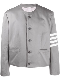 Thom Browne пиджак оверсайз с полосками 4-Bar