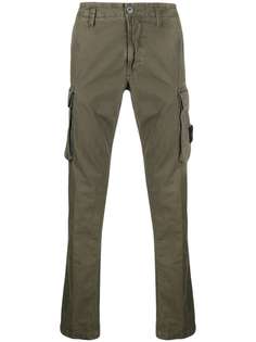 Stone Island брюки карго с нашивкой