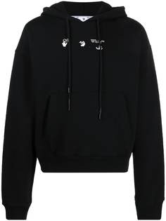 Off-White худи с кулиской и принтом Arrows
