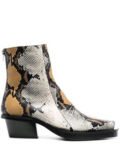 1017 ALYX 9SM ботинки со змеиным принтом