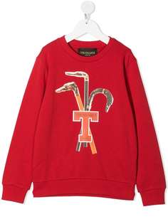 TRUSSARDI JUNIOR толстовка с графичным принтом