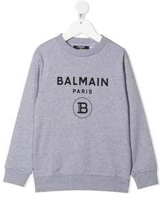 Balmain Kids джемпер с логотипом