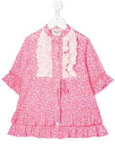 Mariuccia Milano Kids платье-рубашка с цветочным принтом