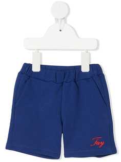Fay Kids спортивные шорты с вышитым логотипом