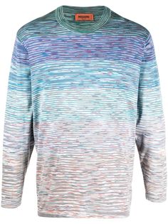 Missoni полосатый джемпер с длинными рукавами