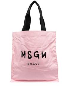 MSGM сумка-тоут с логотипом