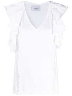 Dondup топ с оборками