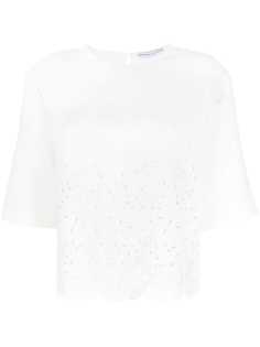 Ermanno Scervino блузка с английской вышивкой
