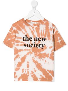 THE NEW SOCIETY футболка с принтом тай-дай