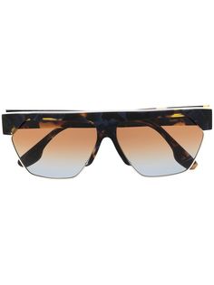 Victoria Beckham Eyewear солнцезащитные очки черепаховой расцветки