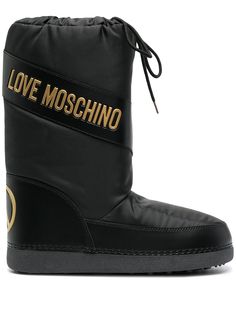 Love Moschino зимние сапоги с логотипом