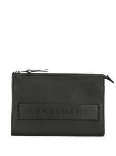 Longchamp клатч с логотипом