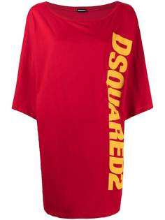 Dsquared2 платье-футболка с логотипом