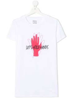 Douuod Kids футболка Lets Hold Hands